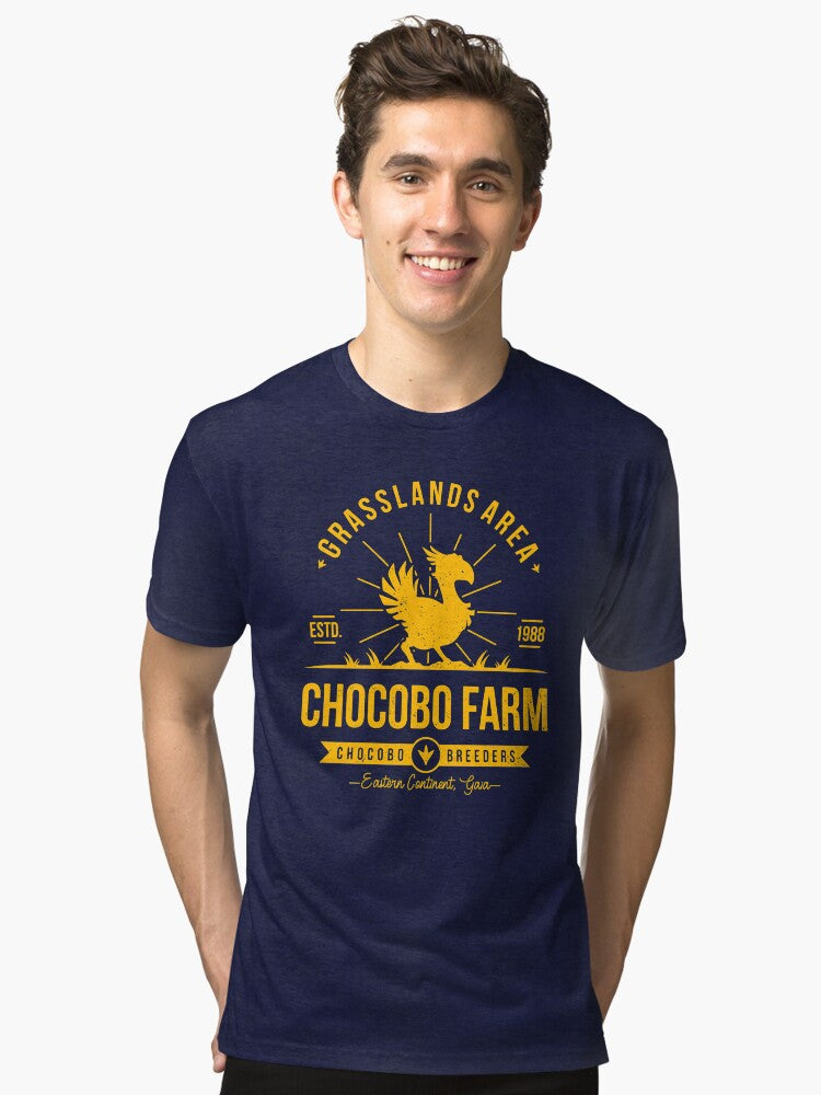Chocobo Farm Tri blend T Shirt T Shirt Viral TikTok Hot Right Now