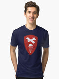 WW2 Airborne Command Patch distressed Tri blend T Shirt T Shirt Streetwear Style Hot Right Now