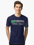 Twin Pines mall Sign Worn Back to the Future Tri blend T Shirt T Shirt Viral TikTok Best Seller Look