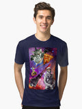 Pizza Cat in Space Tri blend T Shirt T Shirt Trending US Daily Wear