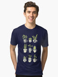 Teacup Succulents Tri blend T Shirt T Shirt Trending US Gift Ready