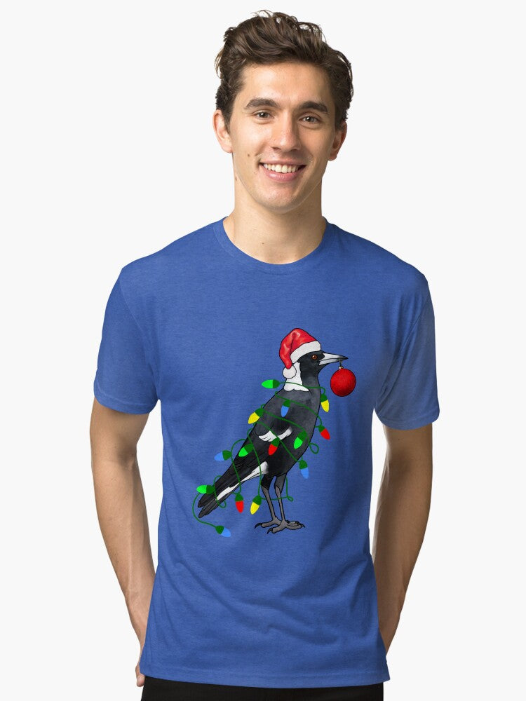 Extra Festive Magpie Tri blend T Shirt T Shirt High Search Demand Hot Right Now
