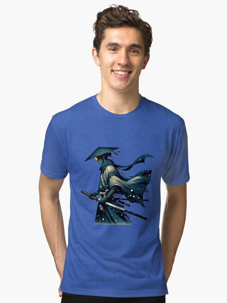 Blue Eye Samurai Retro Vintage Stylized Tri blend T Shirt T Shirt Viral TikTok Hot Right Now