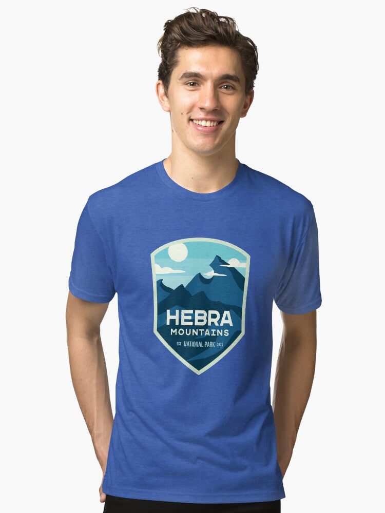 Hebra Mountains National Park Tri blend T Shirt T Shirt Premium Print Daily Wear