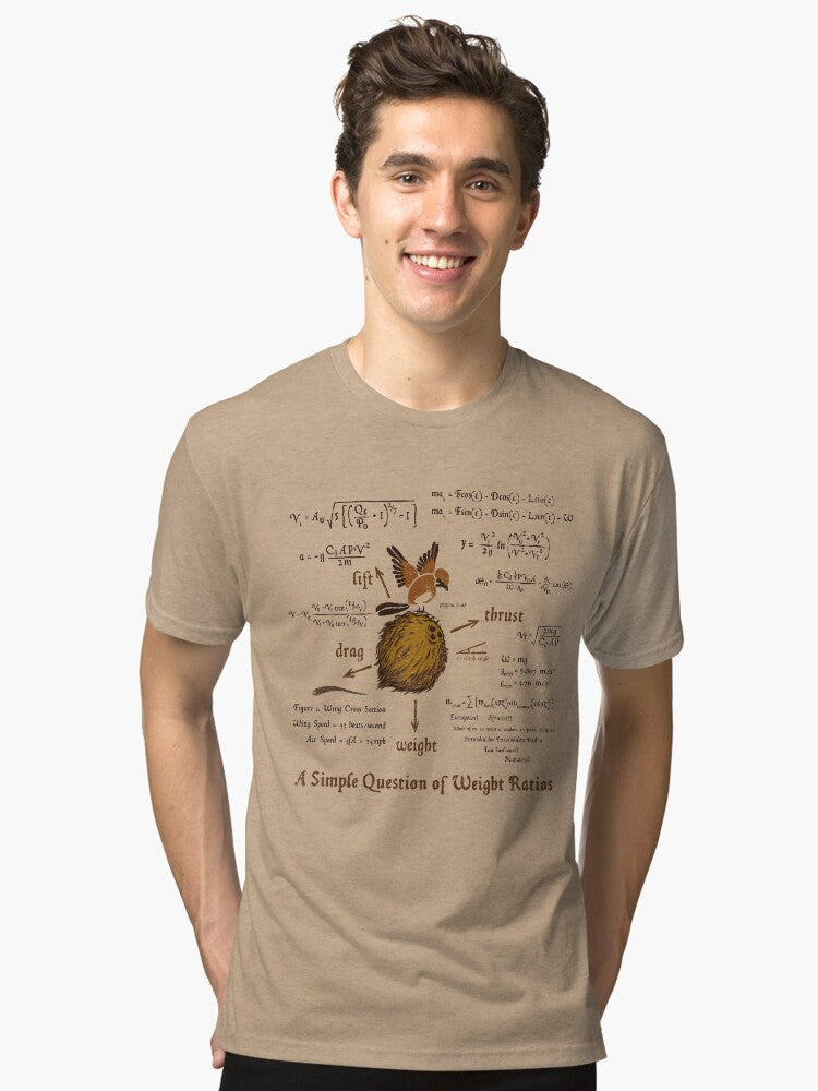 A Simple Question of Weight Ratios Tri blend T Shirt T Shirt Comfort Fit Gift Ready