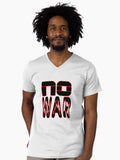 No War Anti war Peace Neck Shirt T Shirt Peace Message