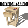 DIY Nightstand with Wireless Charging | Graphic T-Shirt for Unisex