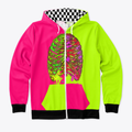 Neon Scene Ribcage | Premium Unisex T-Shirt