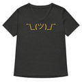Shrug Emoji Women S V Neck Tee V Neck T Shirt Minimal Style