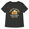 Life Is Gourd And Then You Pie Women S V Neck Tee V Neck T Shirt Minimal Style