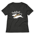 Dachshund Through The Snow Women S V Neck Tee V Neck T Shirt Gift Ready