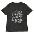 Happy Camper Women S V Neck Tee V Neck T Shirt Gift Ready