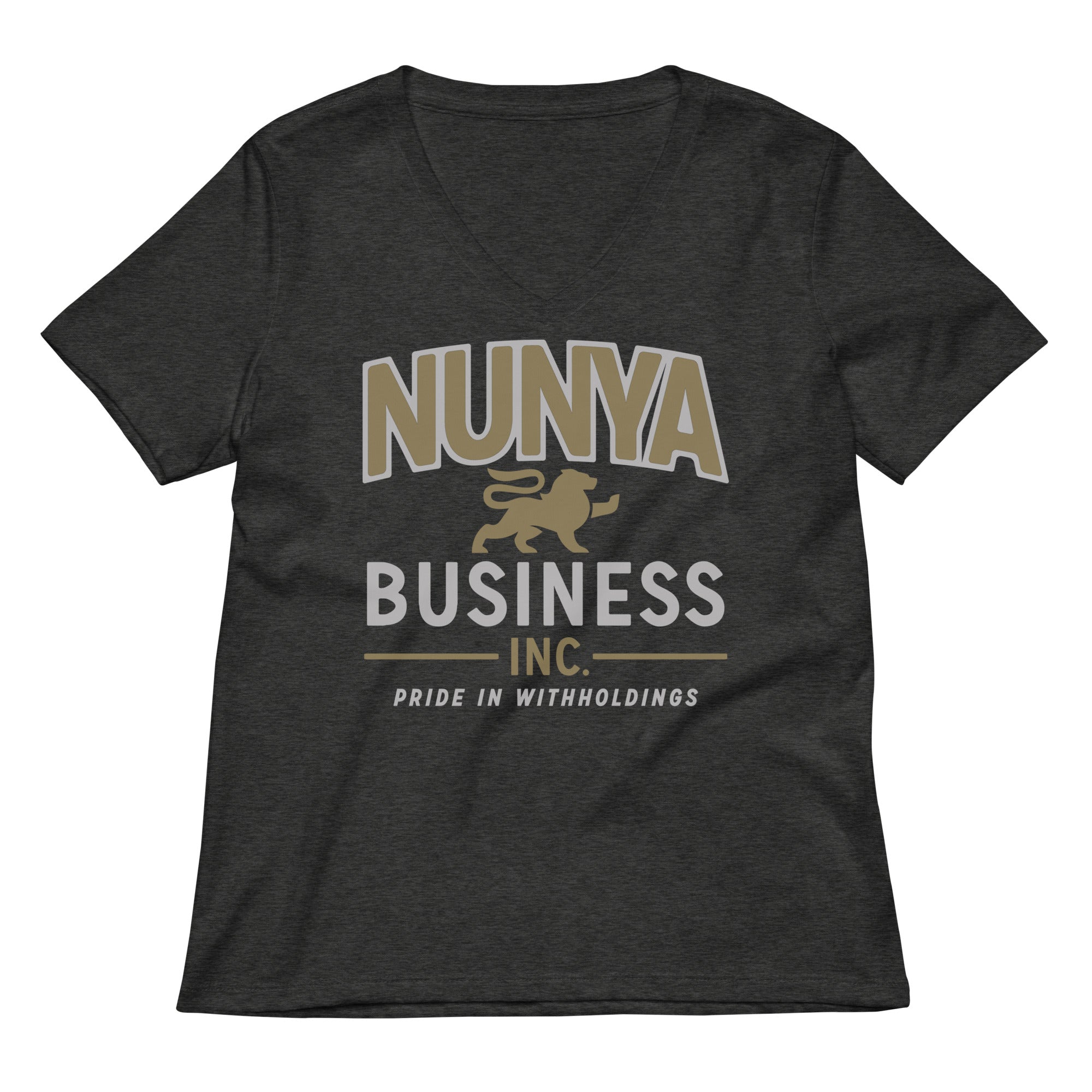 Nunya Business Women S V Neck Tee V Neck T Shirt Minimal Style