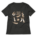 All The Otter Reindeer Women S V Neck Tee V Neck T Shirt US Trend