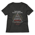 The Main Food Groups Women S V Neck Tee V Neck T Shirt Clean Design