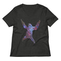Sloth Nebula Women S V Neck Tee V Neck T Shirt Clean Design