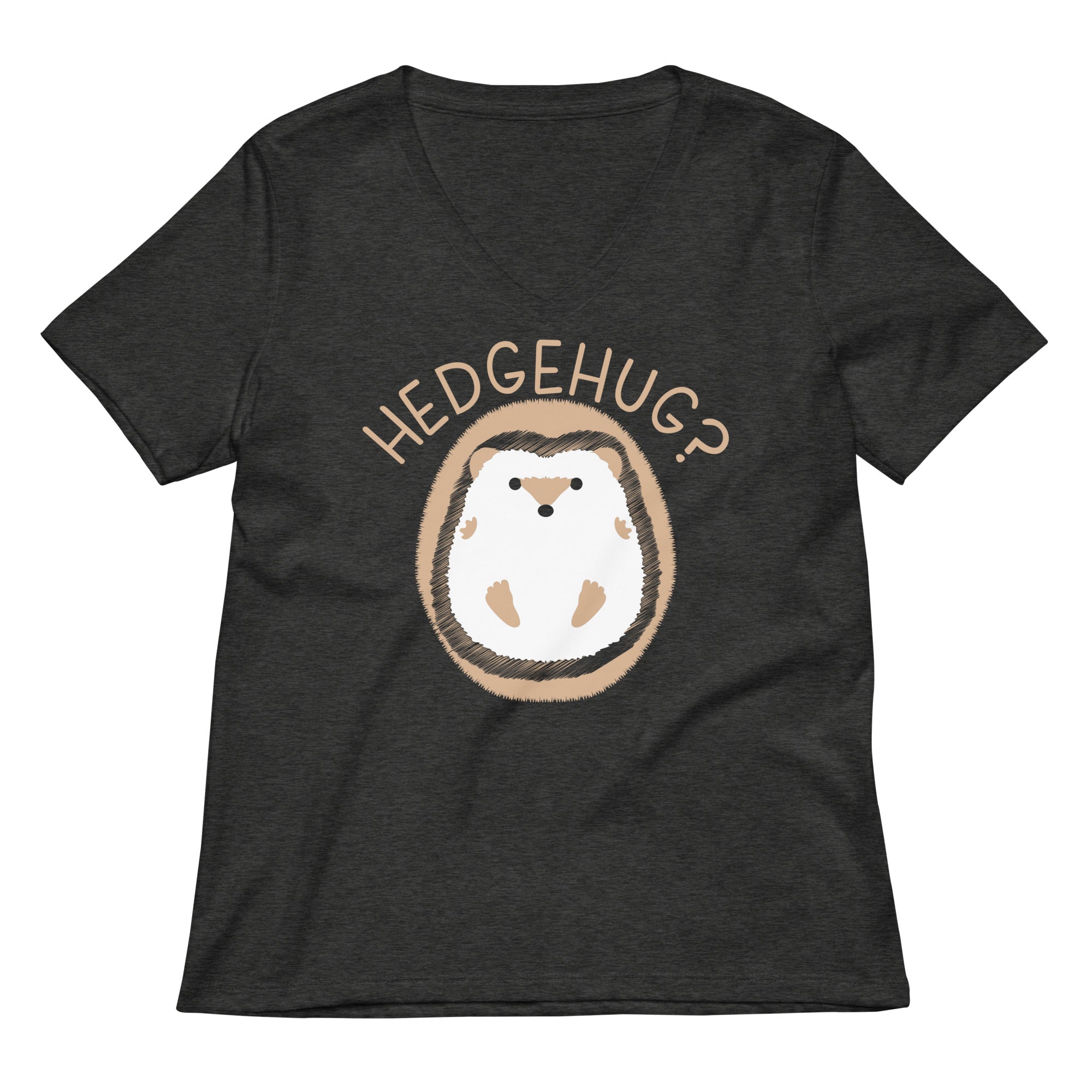 Hedgehug Women S V Neck Tee V Neck T Shirt Gift Ready