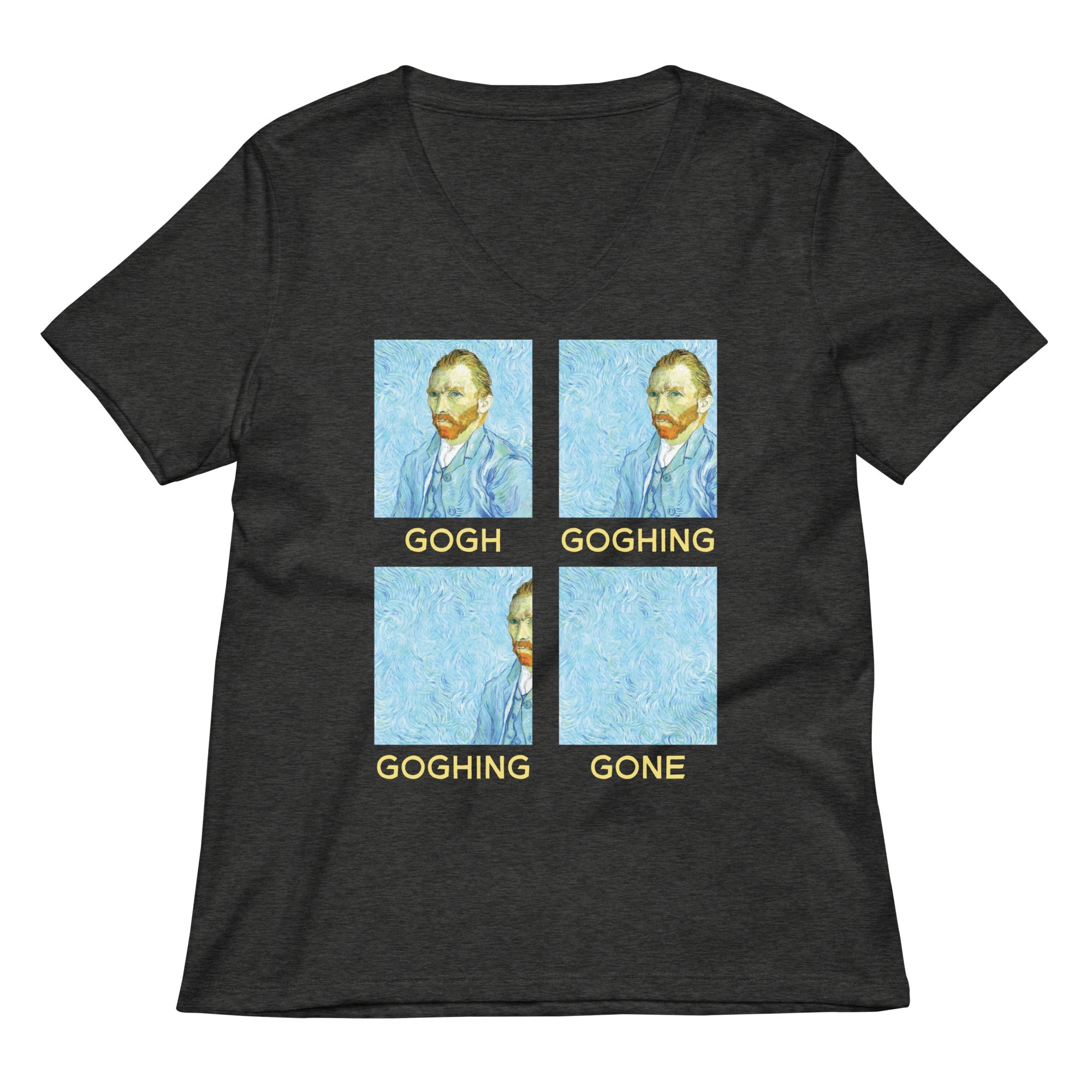 Goghing Gone Women S V Neck Tee V Neck T Shirt Premium Print