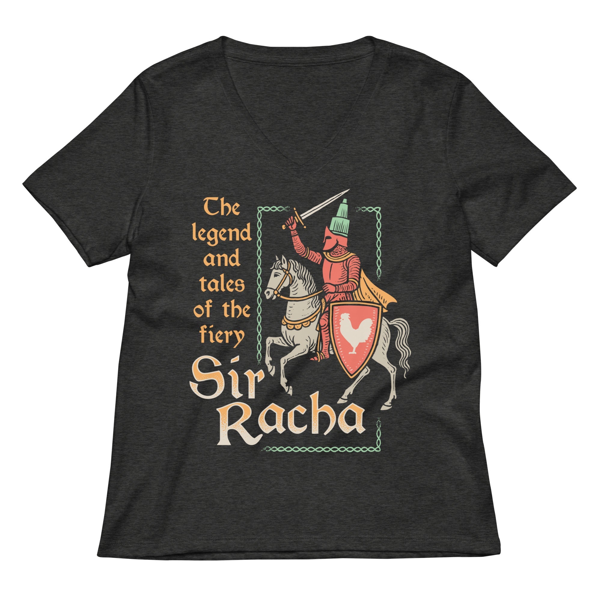 Sir Racha Women S V Neck Tee V Neck T Shirt Gift Ready