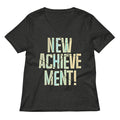 New Achievement Women S V Neck Tee V Neck T Shirt Everyday Wear