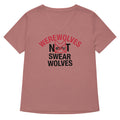 Werewolves Not Swearwolves Women S V Neck Tee V Neck T Shirt Minimal Style