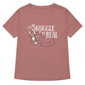 The Snuggle Is Real Women S V Neck Tee V Neck T Shirt Clean Design
