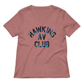 Hawkins Av Club Women S V Neck Tee V Neck T Shirt Gift Ready