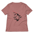 Sharks With Lasers Women S V Neck Tee V Neck T Shirt Gift Ready