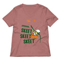 Skeet Women S V Neck Tee V Neck T Shirt US Trend