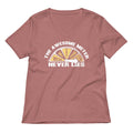 The Awesome Meter Women S V Neck Tee V Neck T Shirt US Trend