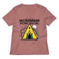 The Annual Midsommar Picnic Social Women S V Neck Tee V Neck T Shirt Gift Ready