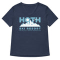 Hoth Ski Resort Women S V Neck Tee V Neck T Shirt Premium Print