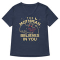 The Mothman Believes In You Women S V Neck Tee V Neck T Shirt Minimal Style