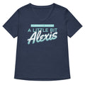 A Little Bit Alexis Women S V Neck Tee V Neck T Shirt Gift Ready