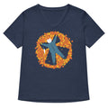 Autumn Angel Women S V Neck Tee V Neck T Shirt Minimal Style