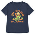 Here To Do Some Lollygaggin Women S V Neck Tee V Neck T Shirt Minimal Style