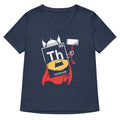 Thorium Women S V Neck Tee V Neck T Shirt Premium Print