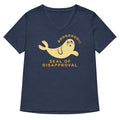 Seal Of Disapproval Women S V Neck Tee V Neck T Shirt Everyday Wear