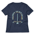 Happy Festivus Women S V Neck Tee V Neck T Shirt Everyday Wear