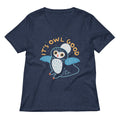 It S Owl Good Women V Neck Tee V Neck T Shirt Gift Ready
