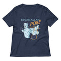 Edgar Allan Pow Women S V Neck Tee V Neck T Shirt Premium Print