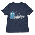 Time Collision Women S V Neck Tee V Neck T Shirt Gift Ready