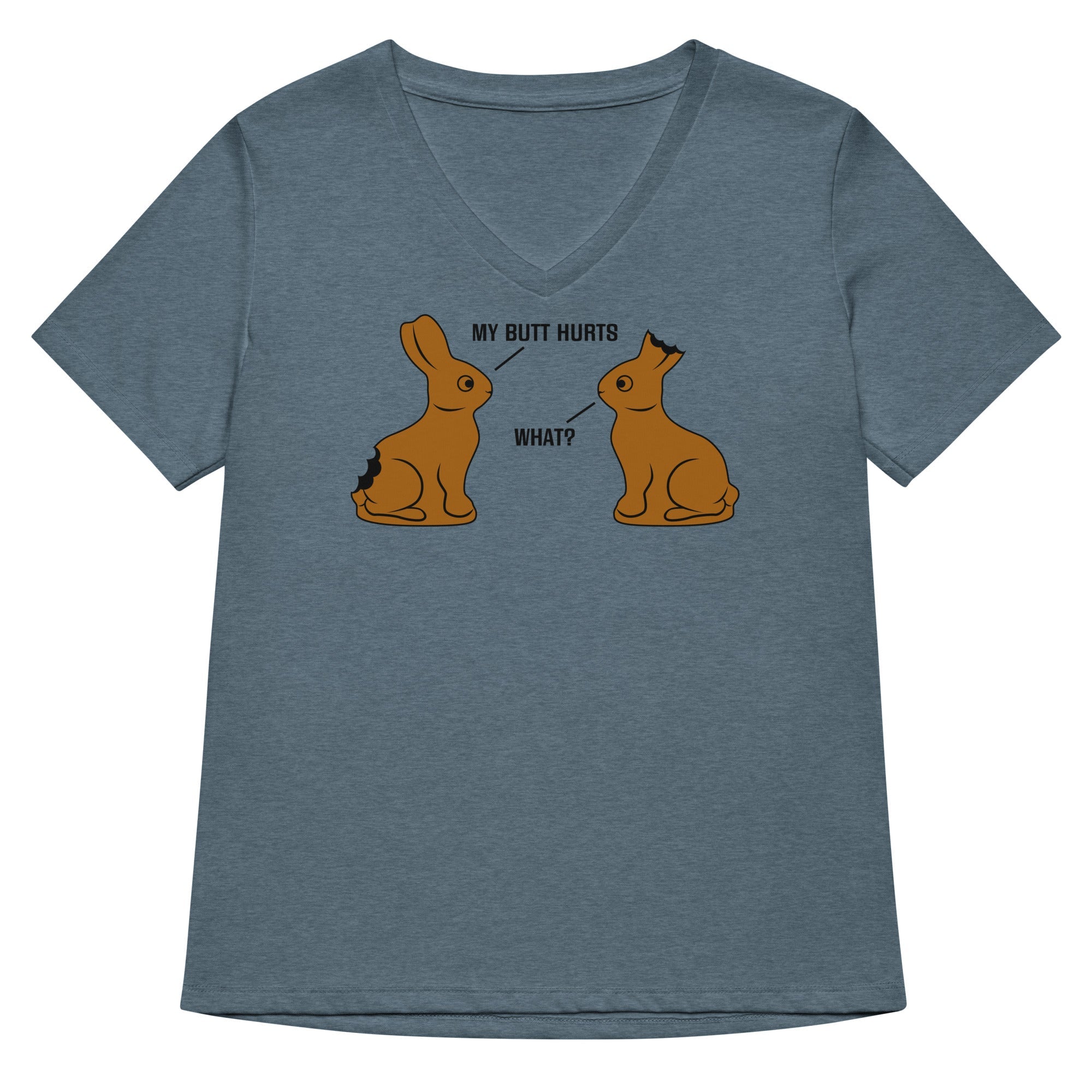 My Butt Hurts Women S V Neck Tee V Neck T Shirt Minimal Style
