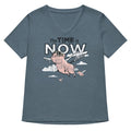 The Time Is Now Women S V Neck Tee V Neck T Shirt Everyday Wear