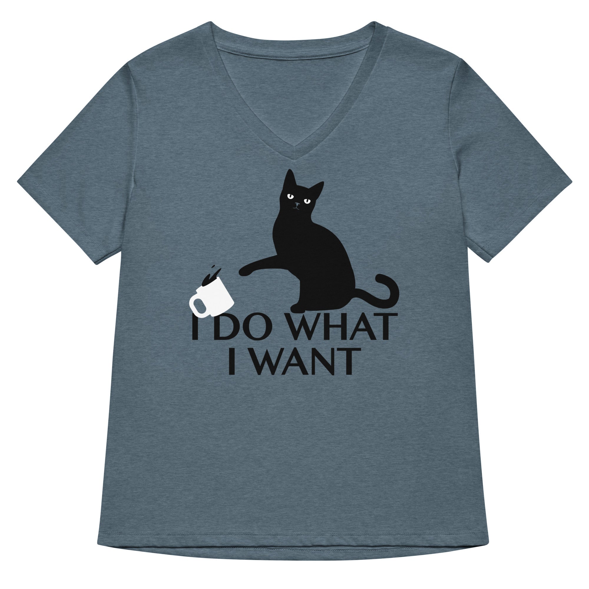 I Do What Want Women S V Neck Tee V Neck T Shirt Everyday Wear