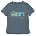 Wibbly Wobbly Timey Wimey Women S V Neck Tee V Neck T Shirt Clean Design