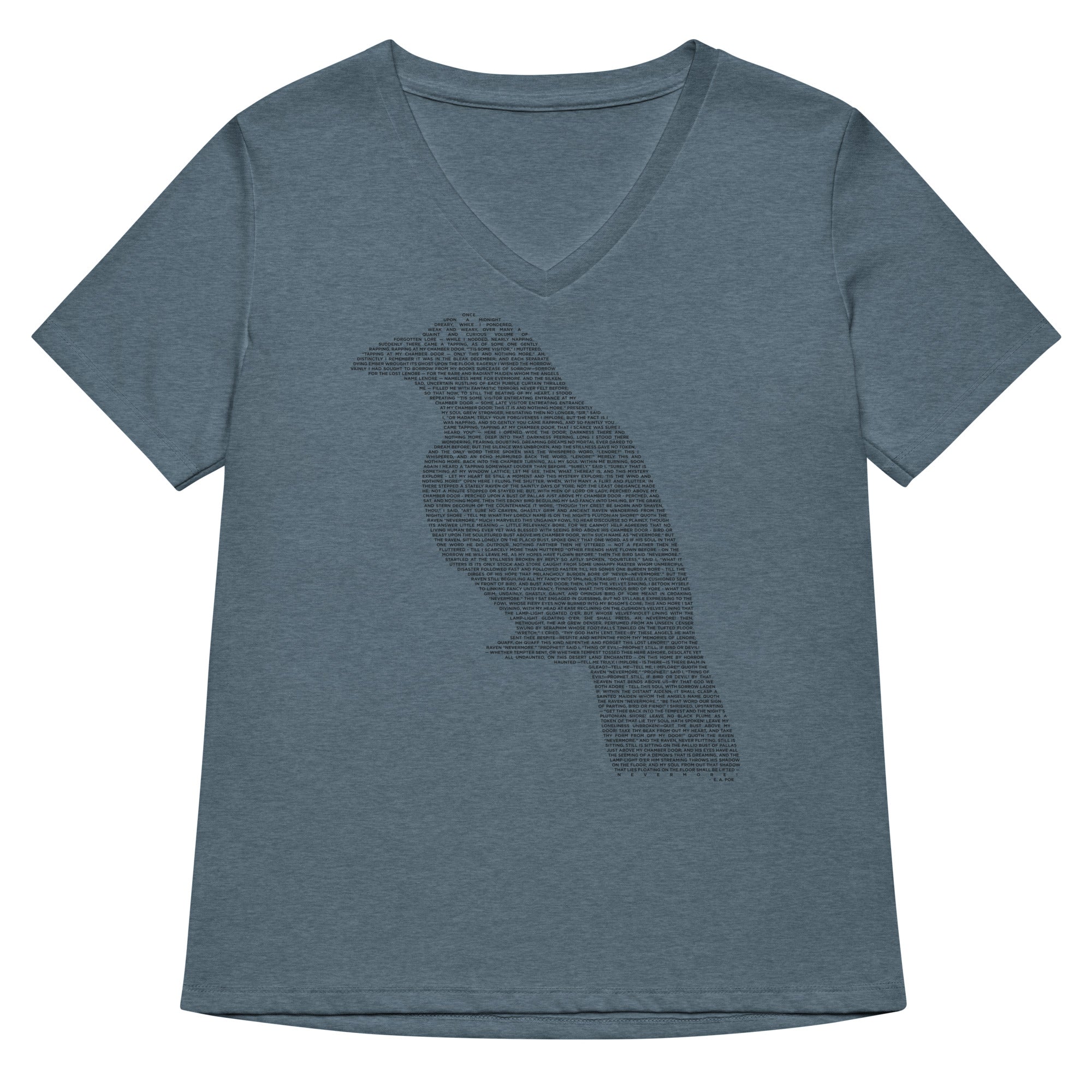 The Raven Women S V Neck Tee V Neck T Shirt Everyday Wear