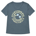 Overthinking Everything Women S V Neck Tee V Neck T Shirt US Trend