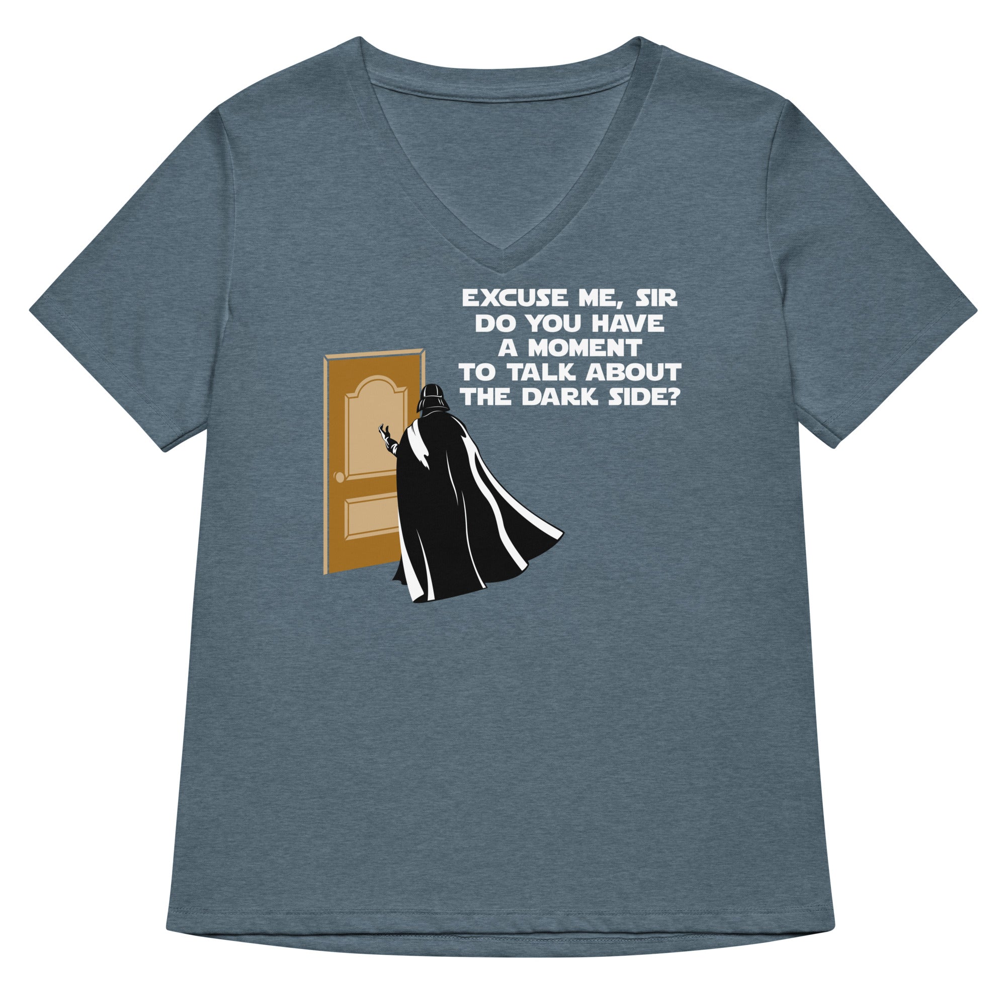 A Moment To Talk About The Dark Side Women S V Neck Tee V Neck T Shirt Everyday Wear