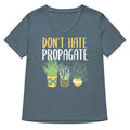 Don T Hate Propagate Women S V Neck Tee V Neck T Shirt Minimal Style
